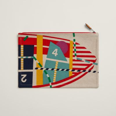 ビーチタオル 《チータ・アン・エキリーブル》 - レッド | Hermès